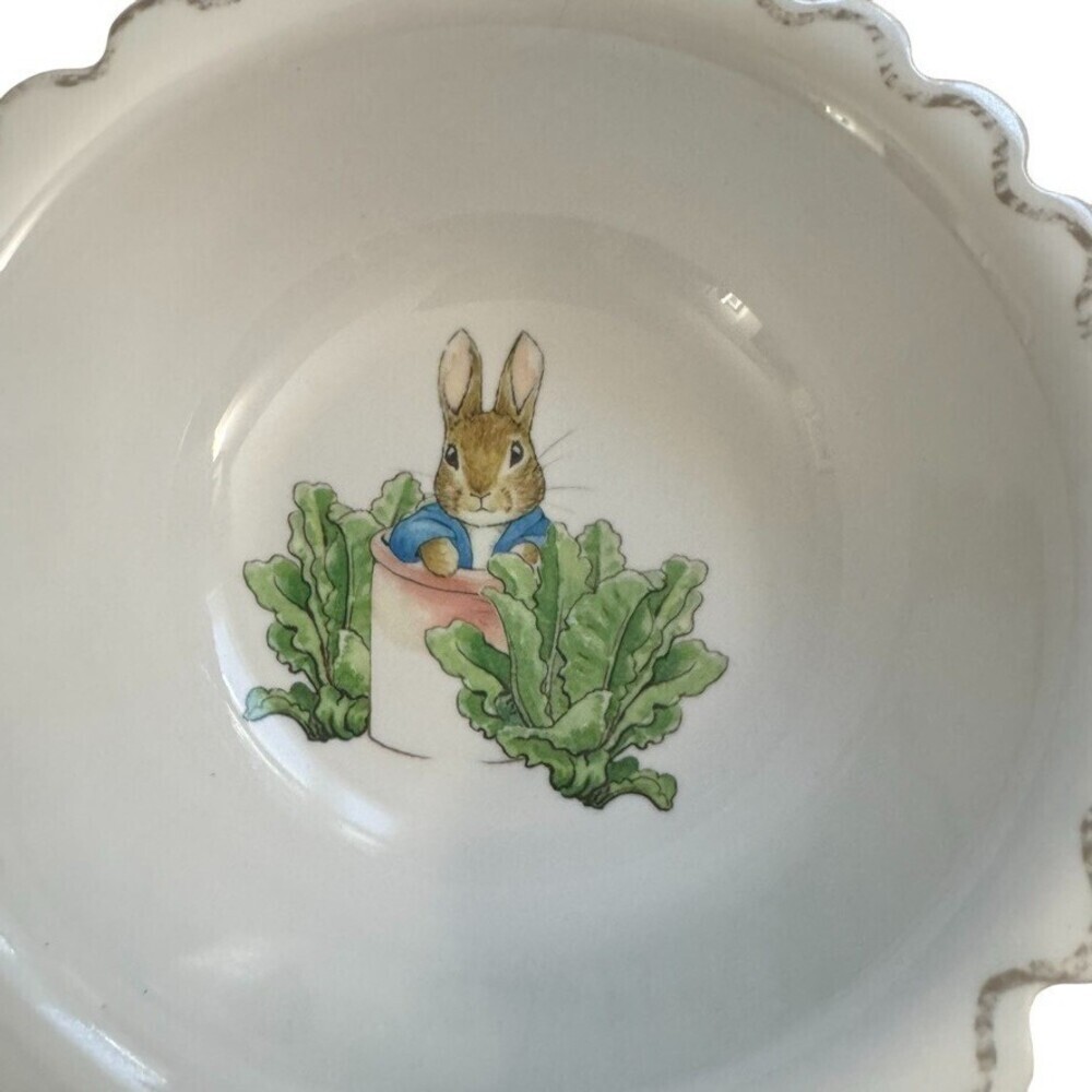 pottery barn kids peter rabbit bowls melamine set of 4 easter cabbage patch - Picture 4 of 8